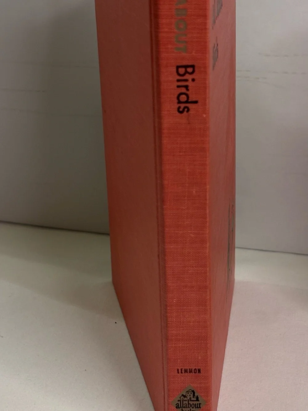 1960’s All About Birds Red &Fish Hardcover Books - Classic Bird & Fish Guide